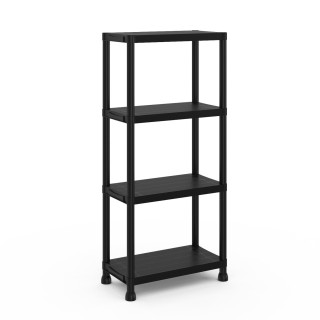 Πλαστική Ραφιέρα Αποθήκευσης με 4 Ράφια 61 x 31 x 131 cm Μαύρο 200... Πλαστική Ραφιέρα Αποθήκευσης με 4 Ράφια 61 x 31 x 131 cm Μαύρο 200...