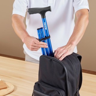 VEVOR Πτυσσόμενο μπαστούνι βάδισης με 8 επίπεδα ύψους και περιστρεφ... VEVOR Πτυσσόμενο μπαστούνι βάδισης με 8 επίπεδα ύψους και περιστρεφ...