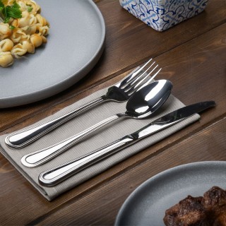 Villa dEste Home Σετ 4 Κουταλιών από Ανοξείδωτο Ατσάλι 1810, Ασημί ...