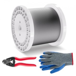 VEVOR Καλώδιο Ανοξείδωτο T316 1/8 7x7 1000 ft για Κάγκελα BXGGSSBX... VEVOR Καλώδιο Ανοξείδωτο T316 1/8 7x7 1000 ft για Κάγκελα BXGGSSBX...