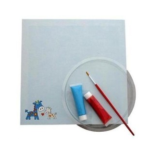 BAKAJI  Σετ 5 Τεμαχίων Δημιουργία Εκτύπωσης Σε Πίνακα Αποτύπωμα Χερ...