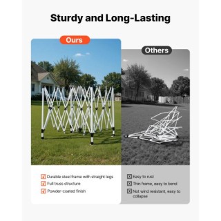 VEVOR Φορητή Σκηνή Βαφής 2930 x 1810mm με Πτυσσόμενο Σκελετό & 2 Πλ... VEVOR Φορητή Σκηνή Βαφής 2930 x 1810mm με Πτυσσόμενο Σκελετό & 2 Πλ...