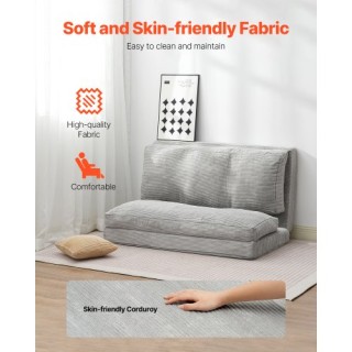VEVOR Πτυσσόμενος Καναπές-Κρεβάτι με Πλενόμενο Κάλυμμα σε Σκούρο Γκ... VEVOR Πτυσσόμενος Καναπές-Κρεβάτι με Πλενόμενο Κάλυμμα σε Σκούρο Γκ...