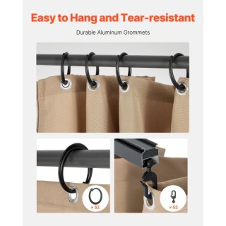 Αδιάβροχες Κουρτίνες για Κιόσκι 281 x 341 x 214 cm Χακί  SMLTCL12FT...