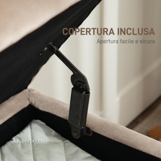 HOMCOM Πάγκος με Επένδυση Fondoletto 30.5L με Λεπτά Πόδια, από Ύφα... HOMCOM Πάγκος με Επένδυση Fondoletto 30.5L με Λεπτά Πόδια, από Ύφα...