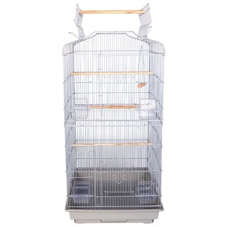 BAKAJI Κλουβί Πουλιών Γκρι για Παπαγάλους Αχώριστους με Ανοιγόμενη... BAKAJI Κλουβί Πουλιών Γκρι για Παπαγάλους Αχώριστους με Ανοιγόμενη...