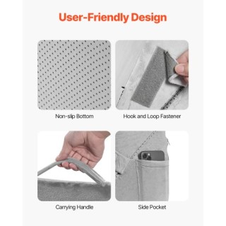 VEVOR Ρυθμιζόμενο Ορθοπεδικό Μαξιλάρι Κλίνης 3 Τεμαχίων για Ύπνο, Π... VEVOR Ρυθμιζόμενο Ορθοπεδικό Μαξιλάρι Κλίνης 3 Τεμαχίων για Ύπνο, Π...