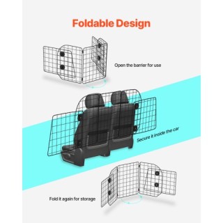 VEVOR Ρυθμιζόμενο Διαχωριστικό Αυτοκινήτου για Σκύλους 38.5-61.6 TY... VEVOR Ρυθμιζόμενο Διαχωριστικό Αυτοκινήτου για Σκύλους 38.5-61.6 TY...