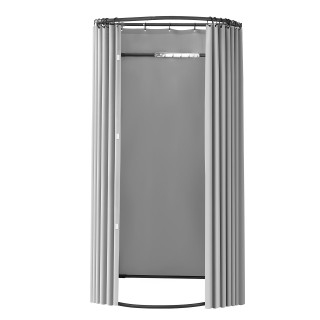 VEVOR Φορητό Δοκιμαστήριο 39 ιντσών για Ιδιωτικότητα (Ημικυκλικό) S...