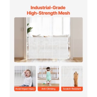 VEVOR Πτυσσόμενη Παιδική Πόρτα 870mm Ύψος 1400mm Πλάτος Λευκή WZSSM... VEVOR Πτυσσόμενη Παιδική Πόρτα 870mm Ύψος 1400mm Πλάτος Λευκή WZSSM...