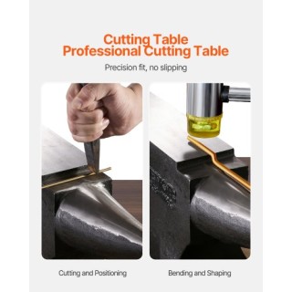 VEVOR  Αμόνι 25lbs Μονής Κέρατος Χυτοχάλυβα για Σιδηρουργούς  GZDJG...