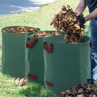 Outsunny Σετ 3 Σάκοι Απορριμμάτων Κήπου 272 Λ με Χειρολαβές, Αναδιπ... Outsunny Σετ 3 Σάκοι Απορριμμάτων Κήπου 272 Λ με Χειρολαβές, Αναδιπ...