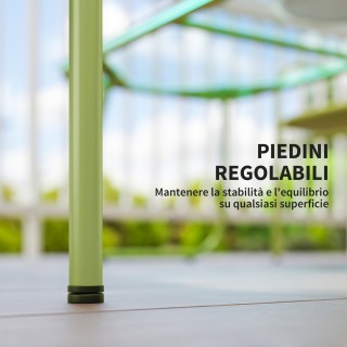 Outsunny Σετ Εξωτερικού Χώρου Rattan PE με Διαστάσεις: Καναπές, 2 Π...