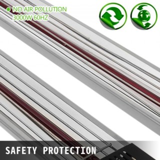 VEVOR Λάμπα Υπέρυθρης Θέρμανσης για Βαφές, 2 Σετ, 3000 W  2G3000WKQ...