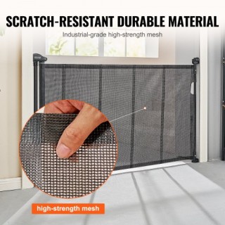 Πτυσσόμενη Παιδική Πόρτα VEVOR, 34.2 Ύψος, έως 60 Πλάτος, Μαύρη WZ... Πτυσσόμενη Παιδική Πόρτα VEVOR, 34.2 Ύψος, έως 60 Πλάτος, Μαύρη WZ...