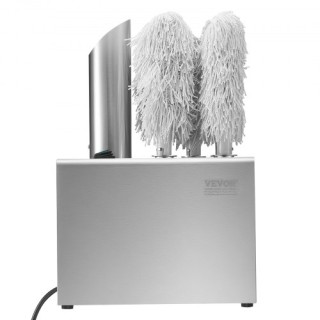 VEVOR  Μηχανή Γυαλίσματος Ποτηριών 5 Βουρτσών 330 Ποτήρια/Ώρα για Μ...