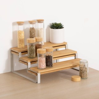 5FIVE Simply smart Επεκτάσιμη Ραφιέρα Μπαχαρικών από Ξύλο σε Φυσική...