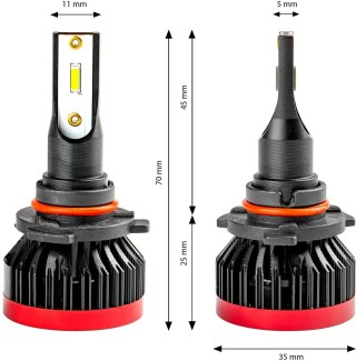 AMiO Λάμπες Αυτοκινήτου 2τμχ  BF Series HB3 LED 6000K Ψυχρό Λευκό 8...