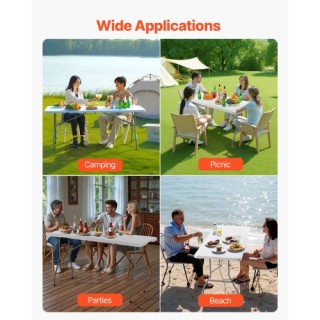 VEVOR Φορητό Πτυσσόμενο Τραπέζι Πικνίκ 180cm με Λαβή SLKHWZDZ6YCBSC... VEVOR Φορητό Πτυσσόμενο Τραπέζι Πικνίκ 180cm με Λαβή SLKHWZDZ6YCBSC...