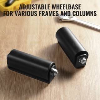 VEVOR  Σετ Συρόμενης Πύλης 6 Ροδάκια C-Βάση για Σύνδεση Τροχιών  HM...