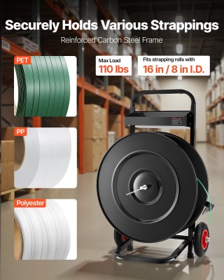 VEVOR Καροτσάκι Σφράγισης Ανθεκτικό, Κατάλληλο για Πυρήνα 20.3/40.6... VEVOR Καροτσάκι Σφράγισης Ανθεκτικό, Κατάλληλο για Πυρήνα 20.3/40.6...