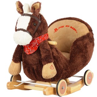 BAKAJI Ξύλινο κουνιστό άλογο με ρόδες Πόνι Καβαλούτσο Πολυθρόνα Σκο... BAKAJI Ξύλινο κουνιστό άλογο με ρόδες Πόνι Καβαλούτσο Πολυθρόνα Σκο...