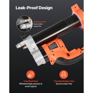 VEVOR Ασύρματο Πιστόλι Γράσου 8000 PSI 20V (Μόνο Εργαλείο) WSHYQLJD...