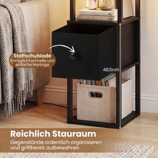 Costway Μοντέρνο Φωτιστικό Δαπέδου με Ρυθμιζόμενη Φωτεινότητα και Β...