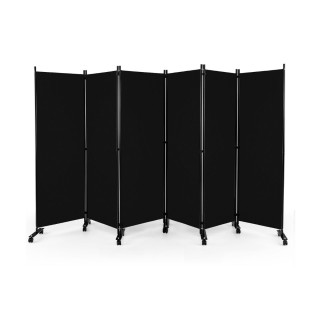 Πτυσσόμενο Διαχωριστικό Χώρου 6 Τμημάτων με Ρόδες 334,5 x 30 x 172c... Πτυσσόμενο Διαχωριστικό Χώρου 6 Τμημάτων με Ρόδες 334,5 x 30 x 172c...