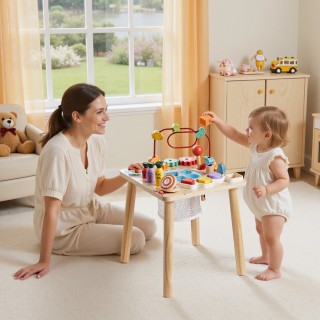 VEVOR Ξύλινο Πολυδραστηριότητες Τραπεζάκι Μοντεσσόρι για Νήπια 1-3 ... VEVOR Ξύλινο Πολυδραστηριότητες Τραπεζάκι Μοντεσσόρι για Νήπια 1-3 ...