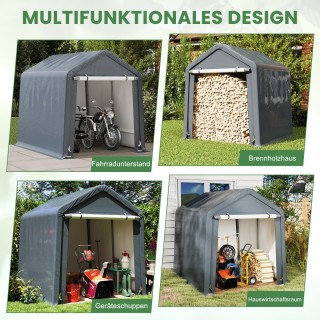 Costway Πολυλειτουργική Αποθήκη Εξωτερικού Χώρου με Μεταλλικό Σκελε... Costway Πολυλειτουργική Αποθήκη Εξωτερικού Χώρου με Μεταλλικό Σκελε...