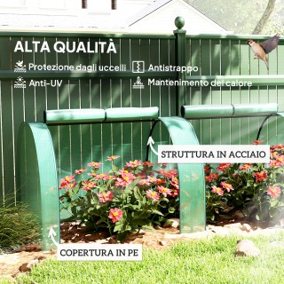 Outsunny Ανθεκτικό Αντι-UV Ατσάλινο & Αδιάβροχο Πλαστικό Θερμοκήπιο... Outsunny Ανθεκτικό Αντι-UV Ατσάλινο & Αδιάβροχο Πλαστικό Θερμοκήπιο...