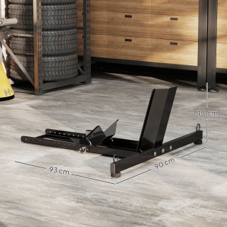 HOMCOM Ρυθμιζόμενη Βάση Μπλοκαρίσματος Μοτοσυκλέτας για Τροχούς Ø34... HOMCOM Ρυθμιζόμενη Βάση Μπλοκαρίσματος Μοτοσυκλέτας για Τροχούς Ø34...