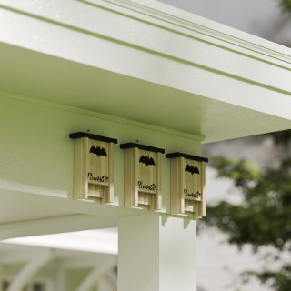 PawHut Σετ από 3 Σπιτάκια για Νυχτερίδες Bat Box από Ξύλο Έλατου, 1... PawHut Σετ από 3 Σπιτάκια για Νυχτερίδες Bat Box από Ξύλο Έλατου, 1...