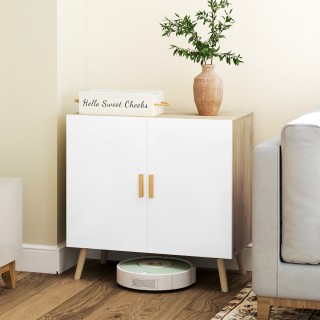 HOMCOM Πολυλειτουργικό Έπιπλο με Ρυθμιζόμενο Ράφι σε 3 Επίπεδα και ... HOMCOM Πολυλειτουργικό Έπιπλο με Ρυθμιζόμενο Ράφι σε 3 Επίπεδα και ...