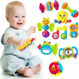 BAKAJI Σετ 10 Παιδικά Παιχνίδια για Μωρά Νεογνά Προσχολικής Ηλικίας... BAKAJI Σετ 10 Παιδικά Παιχνίδια για Μωρά Νεογνά Προσχολικής Ηλικίας...