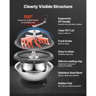 VEVOR Χειροκίνητο Κλαδευτικό Bud Leaf, 490 mm, με Αιχμηρές Λεπίδες ...