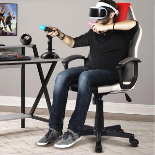 BAKAJI Καρέκλα Gaming Γραφείου Ρυθμιζόμενη Περιστρεφόμενη Διευθυντι... BAKAJI Καρέκλα Gaming Γραφείου Ρυθμιζόμενη Περιστρεφόμενη Διευθυντι...