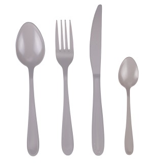 Villa DEste  Σετ 24 μαχαιροπίρουνα από ανοξείδωτο ατσάλι σε ματ χρώ...