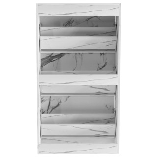 BAKAJI Λευκή Μαρμάρινη Παπουτσοθήκη 3 Θυρών με Ράφια Διπλού Βάθους ... BAKAJI Λευκή Μαρμάρινη Παπουτσοθήκη 3 Θυρών με Ράφια Διπλού Βάθους ...