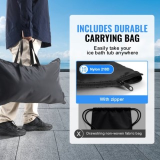 Φουσκωτή Μπανιέρα Παγοθεραπείας VEVOR για Αθλητές YCQHK7590000JA3MQV0 Φουσκωτή Μπανιέρα Παγοθεραπείας VEVOR για Αθλητές YCQHK7590000JA3MQV0