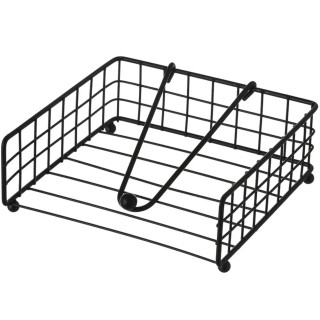 BAKAJI Τετράγωνη Μαύρη Βιομηχανική Μεταλλική Βάση Χαρτοπετσετών 19x... BAKAJI Τετράγωνη Μαύρη Βιομηχανική Μεταλλική Βάση Χαρτοπετσετών 19x...