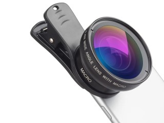 Φακός για Smartphone 2 σε 1 0.45x 12.5x Macro με Κλιπ για την Κάμερ... Φακός για Smartphone 2 σε 1 0.45x 12.5x Macro με Κλιπ για την Κάμερ...