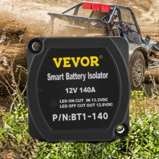 VEVOR Κιτ Ρελέ Φόρτισης 12V, 140AMP VSR, Συμβατό με Οχήματα & Σκάφη... VEVOR Κιτ Ρελέ Φόρτισης 12V, 140AMP VSR, Συμβατό με Οχήματα & Σκάφη...