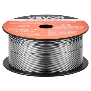 VEVOR Σύρμα Συγκόλλησης Flux Core MIG Ε71T-11 0.9mm 0.45kg Χωρίς Αέ...