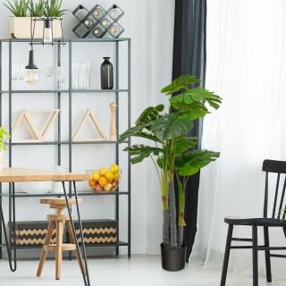 Costway  Τεχνητό Φυτό Μονσέρα Ντελίσιοσα 120 εκ. Πράσινο HZ10099