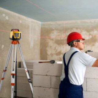 VEVOR Σετ Περιστρεφόμενου Λέιζερ με Τρίποδο & Ράβδο, Κόκκινη Ακτίνα...