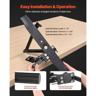 VEVOR Ακονιστής Λεπίδων Χλοοκοπτικού με Ρυθμιζόμενη Γωνία 15°-45° G...