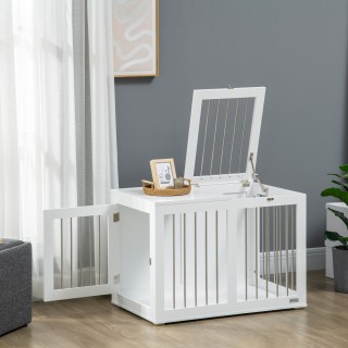 PawHut Σπιτάκι για Σκύλους Μεσαίου Μεγέθους με 2 Κλειδωμένες Πόρτες... PawHut Σπιτάκι για Σκύλους Μεσαίου Μεγέθους με 2 Κλειδωμένες Πόρτες...