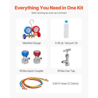 VEVOR Σετ Αντλίας Κενού Μονού Σταδίου με Περιστροφικό Έμβολο 3.5 CF... VEVOR Σετ Αντλίας Κενού Μονού Σταδίου με Περιστροφικό Έμβολο 3.5 CF...